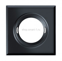 Накладка-рамка для датчиков ESYLUX FLAT series SQUARE BLACK cover Esylux